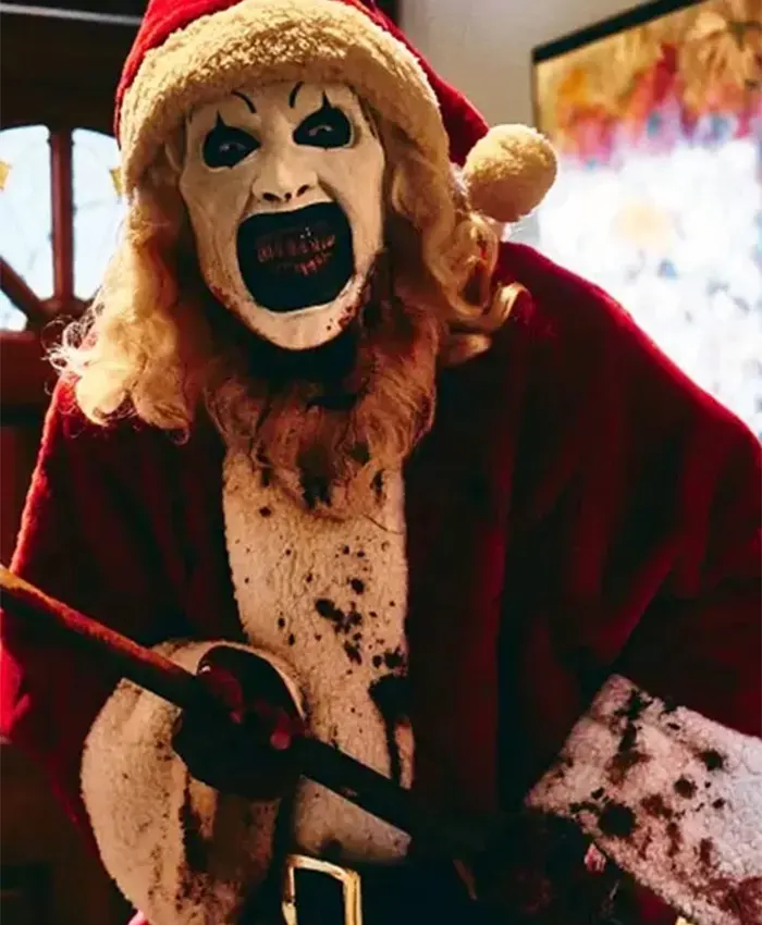 Art The Clown Thornton Terrifier 3 David Howard Santa Coat Shop now