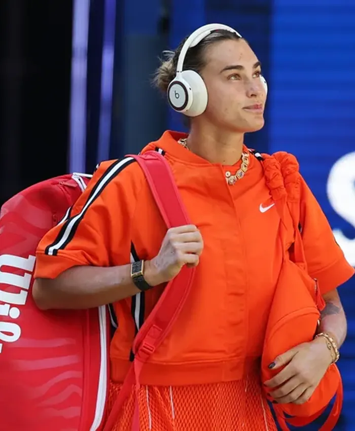 Aryna-Sabalenka-US-Open-2026-Orange-Nike-Jacket