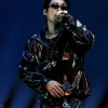 BTS Jungkook Las Vegas iHeartRadio Music Festival 2026 Brown Leather Jacket