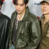 BTS Kim Taehyung Las Vegas iHeartRadio Music Festival 2026 Green Leather Jacket