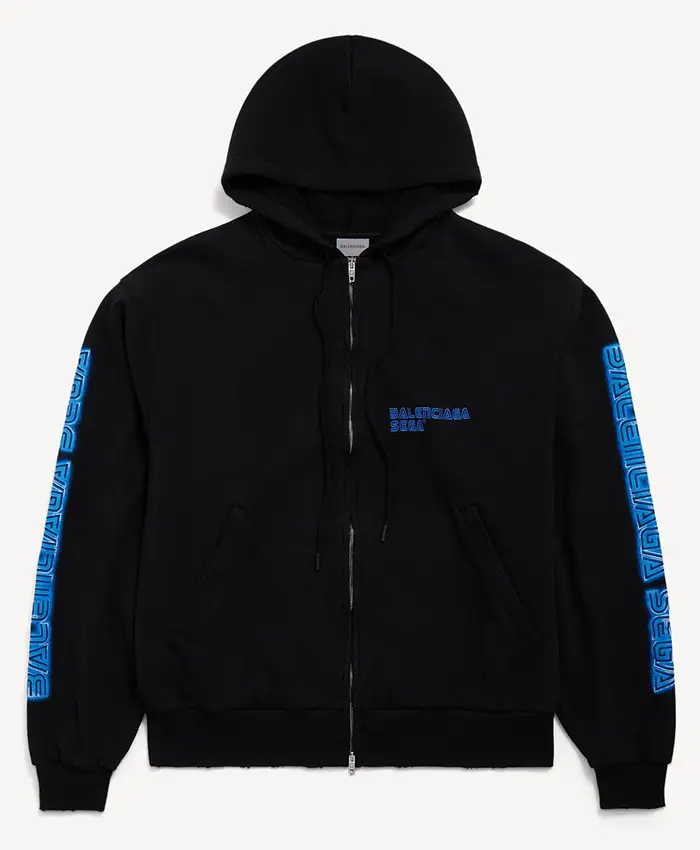 Balenciaga x SEGA Sonic the Hedgehog Hooded Jacket