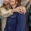 Below S01 Ruth Penney Blue Wool Jacket