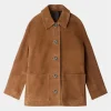 Benedetta Porcaroli TV Series The Gentlemen 2026 Brown Suede Coat