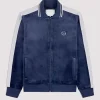 Benjamin Clementine TV Series The Gentlemen 2026 Blue Velour Track Jacket Front