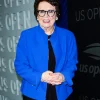 Billie Jean King US Open Event 2026 Blue Wool Jacket Shop now