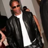Bottega Veneta SS27 Travis Scott Black Cafe Racer Leather Jacket Shop now
