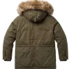 Brad Pitt Movie Heart of the Beast 2026 James Belmont Brown Hooded Parka Jacket Back View
