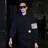 Breanna Stewart WNBA Playoffs New York 2026 Black Bomber Jacket