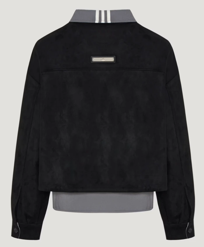 Buy Adidas 3S Deluxe W Black and Grey Wool Jacket
