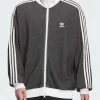 Buy Adidas Grid Pattern Knit Black and White Track Jacket On Sale