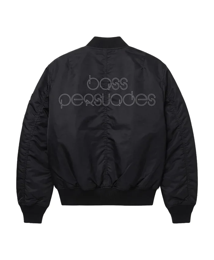 Buy BASS PERSUADES Live Miley Black Bomber Jacket For Women