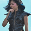 Buy Camping World Stadium Rolling Loud 2026 Molly Santana Black Leather Vest Side View