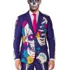 Buy Halloween x Sugar Skull Purple Suit For Men and Women