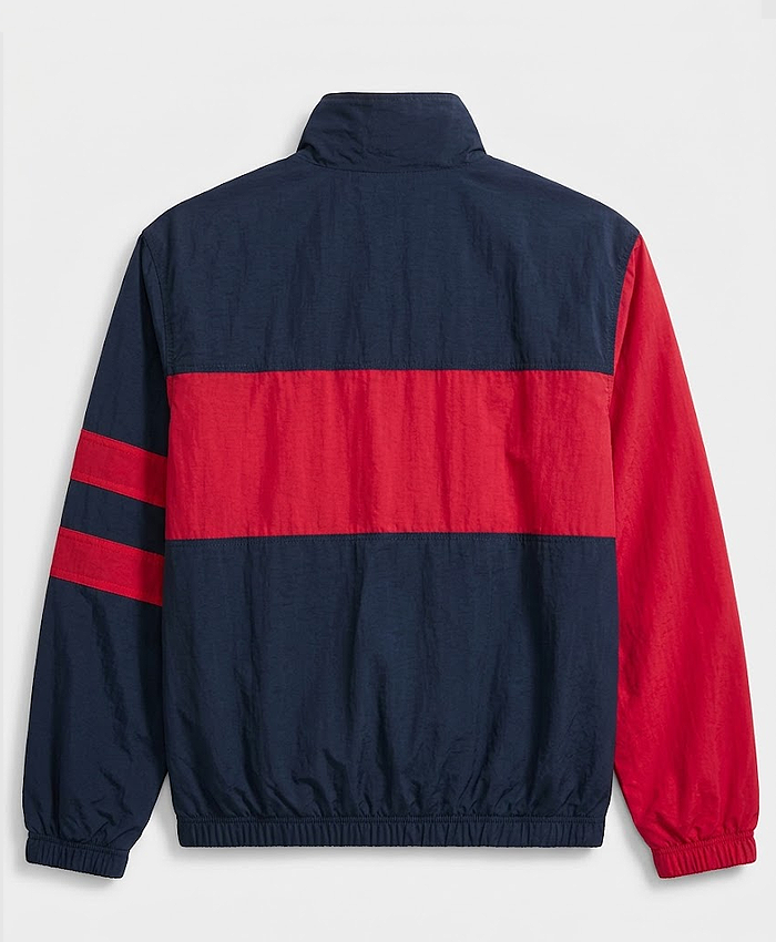 Buy Jonathan David Atlético Madrid Third Nike Repel i96 Red and Blue Track Jacket Back