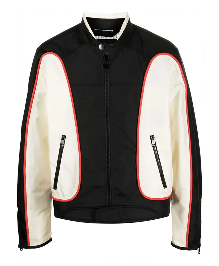 Buy Jungkook BTS 3D MV Song Black and White Cotton Jacket Front View