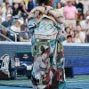 Buy Kid Super US Open 2026 Naomi Osaka Custom Oversized Fur Collar Colorful Painted Coat Back View