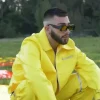 Buy Manuel Turizo Yellow Shirt Style Leather Jacket at Discounted Price