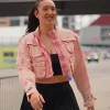 Buy Marina Mabrey Pink Fashion Nova Cropped Cargo Jacket
