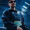 Buy Mr. Lean Song 2026 MrBeast Nike Black Leather Anorak Jacket On Sale