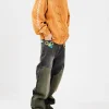 Buy Neptun x Sonic 2026 Orange Suede Leather Jacket Side View