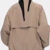 Buy New York Yankees Stadium Jaimie Alexander Beige Jacket Back View