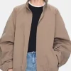 Buy New York Yankees Stadium Jaimie Alexander Beige Jacket On Sale