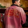 Buy Ryoko Rain x USC Zip-Up Graphic Cotton Jacket On Sale