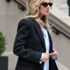 Buy Sienna Miller London 2026 Black Wool Long Coat On Sale