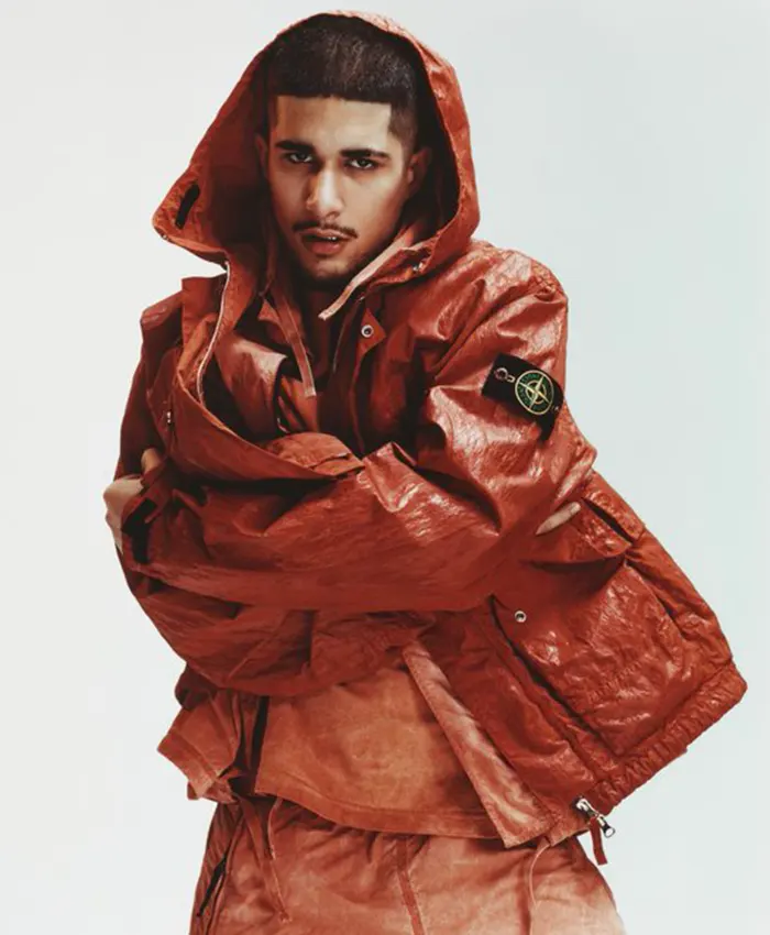 Buy Stone Island Q100027 Slick Tela-TC FW26 Fakemink Rust Hooded Jacket