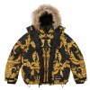 Buy Supreme POPEYE FW26 2-in-1 Meissen GORE-TEX Shel Gold Baroque Pattern Hooded Jacket