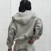 Buy Taliri x Aura Heart-Shaped Grey Zip-up Hodded Jacket