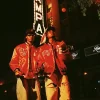 Buy Tampa Bay Buccaneers Raised By The Bay Red Bomber Jacket Front View