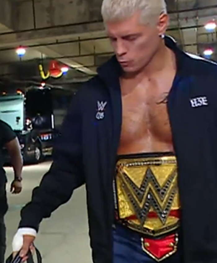 Buy WWE Backstage Cody Rhodes Pharaoh H3E Black Jacket Front