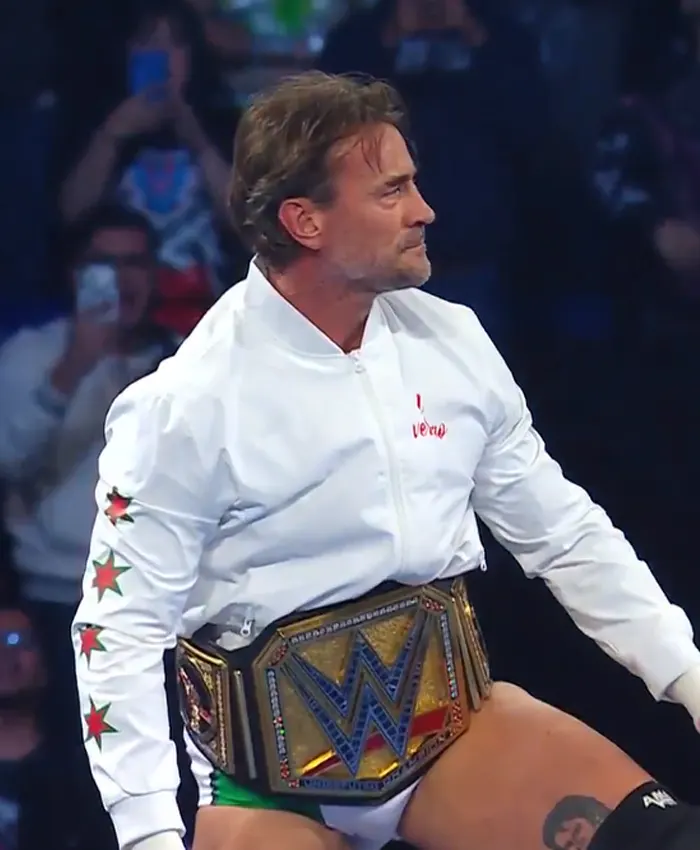 CM Punk El Verdugo Mexico City Tribute White Jacket