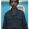 Camille Sims TV Series Silo S03 Alexandria Riley Grey Cotton Jacket