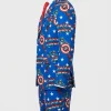 Marvel Captain America blue suit with iconic superhero-inspired detailing