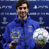 Champions League Debut PSG 2026 Ferran Torres Blue Track Jacket Front View