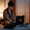 Chiara Movie Masterplan 2026 Simona Tabasco Brown Silk Robe