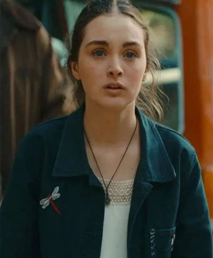 Chloe Jean Lourdes TV Series Last Seen 2026 Sarah Reid Black Cotton Jacket