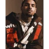 Chris Brown Satoshi Nakamoto Whatever It Brown Suede Jacket On Sale