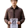 Cooper Levy TV Series Anna Pigeon 2026 Jesse Garland Brown Quilted Jacket