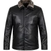 Craig Fairbrass Movie Rise Of The Footsoldier Vengeance Black Leather Jacket Front