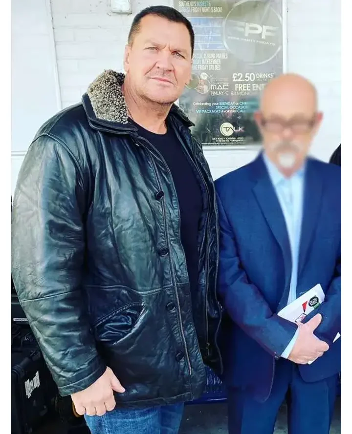 Craig Fairbrass Rise Of The Footsoldier Vengeance Black Leather Jacket
