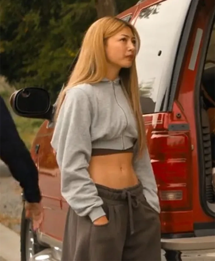 Crew Girl S01 Teagan Tao Cropped Hooded Jacket