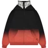 Dandadan Ken Takakura Manga Series Black to Red Gradient Hooded Jacket On Sale