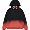 Dandadan Okarun Black to Red Gradient Jacket