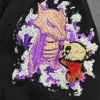 Dbruze Creatures of Darkness Pokémon Black and Purple Racing Jacket Front