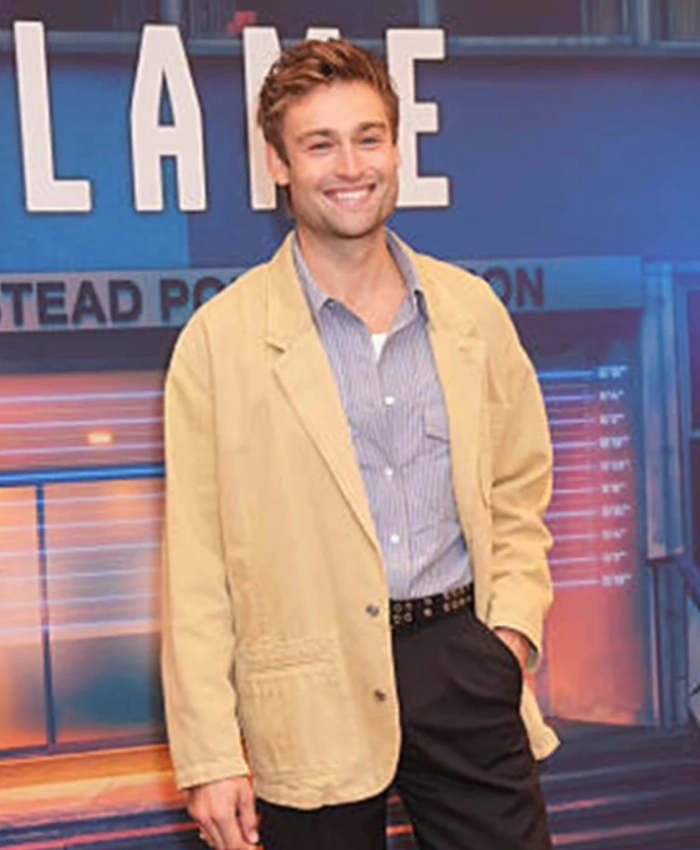 Di Tom Radley TV Series The Blame 2026 Douglas Boot Beige Cotton Blazer