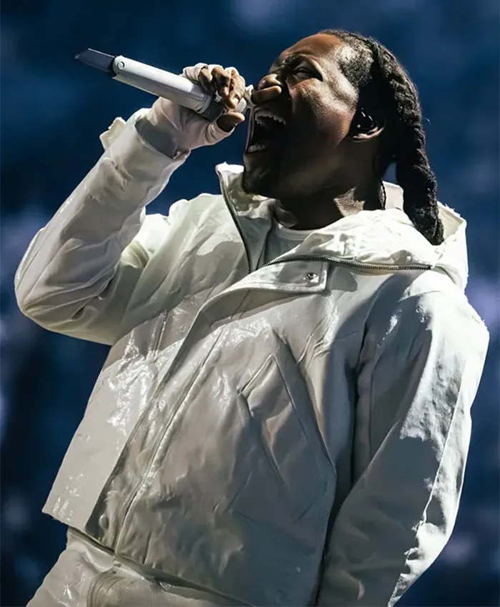 Don Toliver Octane Tour White Hooded Technical Jacket