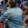 Drake FOMO Fear of MissinG Out Livestream 2026 Blue Denim Jacket Back View
